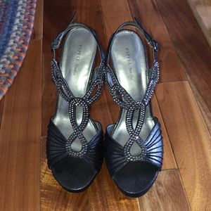 Black and Grey Heels